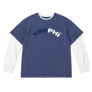 Layered Shirt- Navy