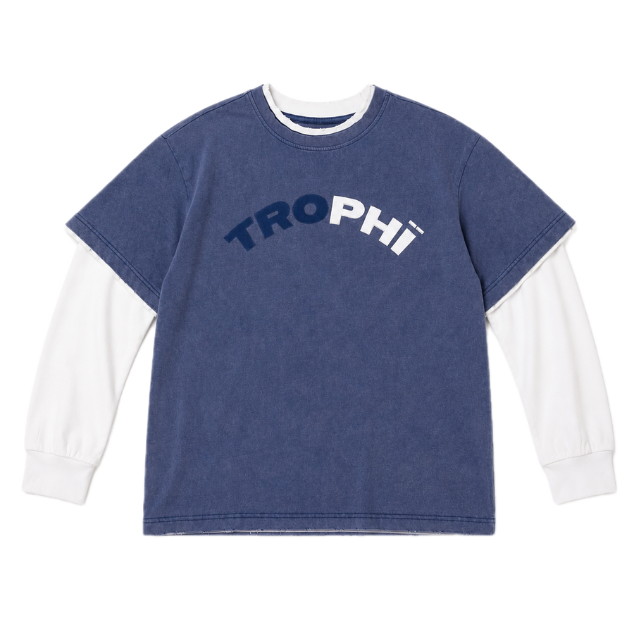 Layered Shirt- Navy